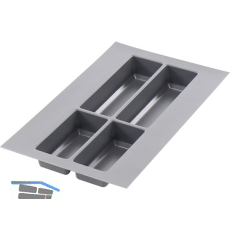 AGOFORM Besteckeinsatz Classico 500/35 Kunststoff Schiefergrau