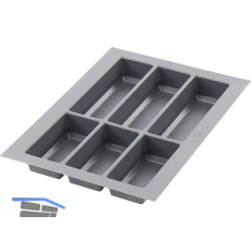 AGOFORM Besteckeinsatz Classico 500/40 Kunststoff Schiefergrau