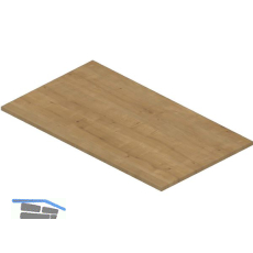 Tischplatte 1400 x 800 x 25 mm Hamilton Eiche natur
