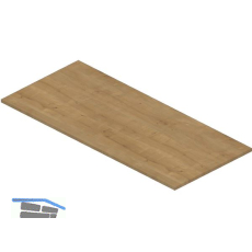 Tischplatte 1800 x 800 x 25 mm Hamilton Eiche natur