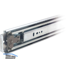 Schwerlast Kugelk�figf�hrung L76120 Vollauszug, L�nge 1219 mm, Stahl verzinkt