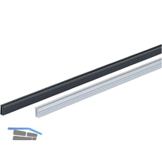 HETTICH SlideLine 56 Lauf-/F�hrungsprofil, auf Ma�, Aluminium braun eloxiert