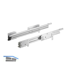HETTICH Systema Top 2000 Quadro Duplex 25 Garnitur, Einbautiefe 530 mm