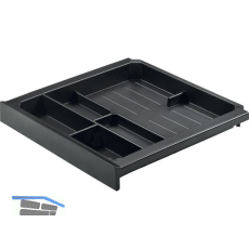 HETTICH SmarTray Materialschale 40 mm Kunststoff schwarz