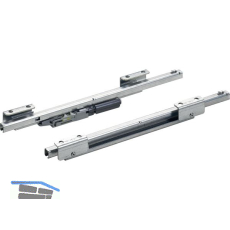 HETTICH SmarTray Q12 Auszugsf�hrung mit Silent System; Stahl verzinkt