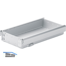 HETTICH Systema Top 2000 Stahlschubkasten 292 mm, 270 x 514 mm, Alu-Finish
