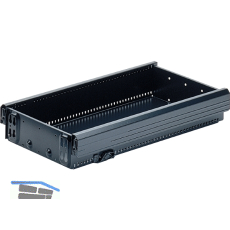 HETTICH Systema Top 2000 Stahlschubkasten 292 mm, 270 x 714 mm, schwarz