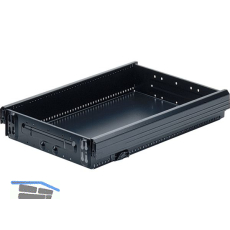 HETTICH Systema Top 2000 Stahlschubkasten 392 mm, 370 x 714 mm, schwarz