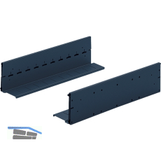 HETTICH Systema Top 2000 Karteibahn, Schrankt. 400, Stahl schwarz