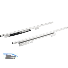 HETTICH Systema Top 2000 Quadro 12 push to open Teilauszug 510 mm