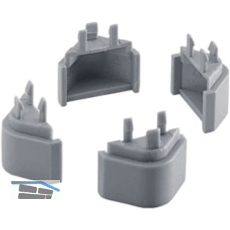 HETTICH Systema Top 2000 Fu�verl�ngerung f�r H�ngerahmen, schwarz