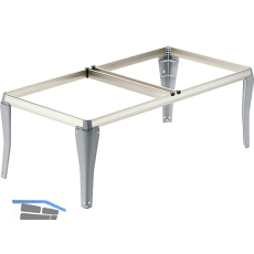 HETTICH Systema Top 2000 H�ngerahmen, EB 392 mm, ET 730 mm, Alu- Finish