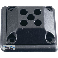 HETTICH Systema Top 2000 Sockelplatte mit Kantenschutz, schwarz