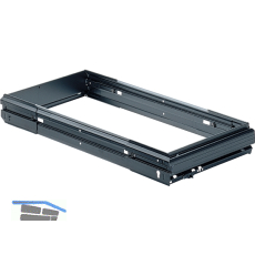 HETTICH Systema Top 2000 H�ngeregistratur-Rahmen 700-872 / 400 mm schwarz