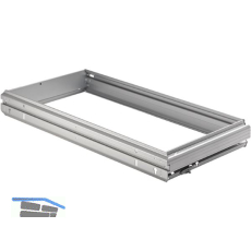 HETTICH Systema Top 2000 H�ngeregistratur-Rahmen, 2 x A4+R, KB 900 mm, schwarz