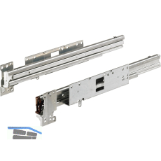 HETTICH Systema Top 2000 Quadro Duplex 70, Schranktiefe 600 mm, Ma� X = 22 mm