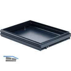 HETTICH Systema Top 2000 Breitwandschubladen, KB 800 mm, schwarz