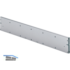 HETTICH Systema Top 2000 Trennwand, Stahl Alu-Finish