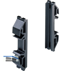 HETTICH Systema Top 2000 Orgaclip, Kunststoff schwarz