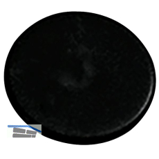 HETTICH RASTEX 15 Abdeckkappe ohne Abdeckrand, Kunststoff schwarz