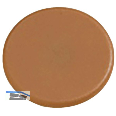 HETTICH RASTEX 15 Abdeckkappe ohne Abdeckrand, Kunststoff hellbraun