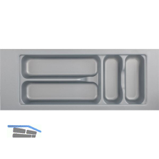 HETTICH OrgaTray 440 Besteckeinsatz T 441 - 520/Nennbreite 275 mm Silber