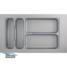 HETTICH OrgaTray 440 Besteckeinsatz T 441 - 520/Nennbreite 350 mm Silber