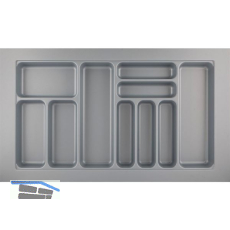 HETTICH OrgaTray 440 Besteckeinsatz T 441 - 520/Nennbreite 900 mm Silber