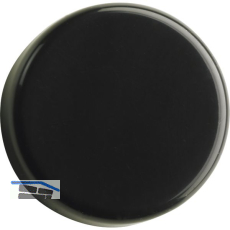 HETTICH Glast�r Zierkappe rund, Kunststoff schwarz