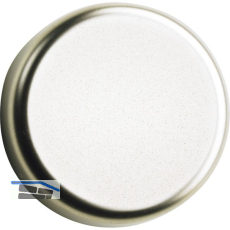 HETTICH Glast�r Zierkappe rund, Kunststoff matt vernickelt