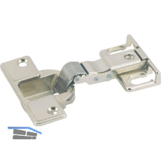 HETTICH ET 582 K�hlschrankscharnier, �W 95�, Stahl/Zinkdruckguss vernickelt