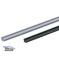 HETTICH SlideLine 55 Einfachf�hrungsrofil, 4000 mm, Aluminium braun eloxiert