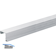HETTICH VERTICO MONO Abdeckprofil f�r Laufprofil, L�nge 2500, AL silber elox.
