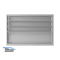 AGOFORM Besteckeinsatz Scoop II KB 800 mm Kunststoff Silber