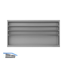 AGOFORM Besteckeinsatz Scoop II KB 900 mm Kunststoff Silber