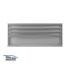 AGOFORM Besteckeinsatz Scoop II KB 1200 mm Kunststoff Silber