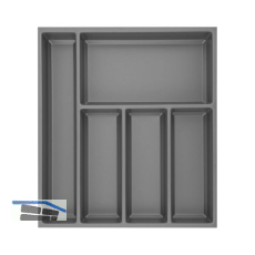 AGOFORM Besteckeinsatz Sky 500/50 Kunststoff schiefergrau
