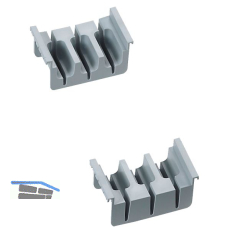 NINKA Messereinsatz Cuisio 100er Schale Kunstoff Hellgrau