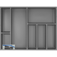 AGOFORM Besteckeinsatz Sky 500/70 Kunststoff schiefergrau