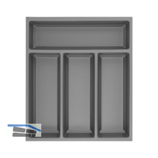AGOFORM Besteckeinsatz Sky 400/40 Kunststoff schiefergrau