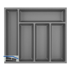 AGOFORM Besteckeinsatz Sky 400/50 Kunststoff schiefergrau