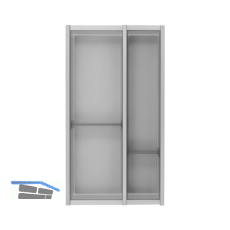 NINKA Schubkasteneinsatz-Set Cuisio KB 350 mm TANDEMBOX Kunststoff Graphit