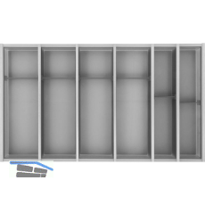 NINKA Schubkasteneinsatz-Set Cuisio KB 900 mm LEGRABOX Kunststoff Graphit