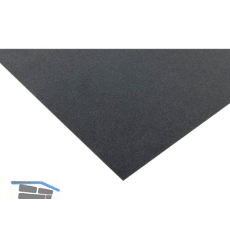 AGOFORM Antirutsch-Einlegematte Flock 650 x 1150 mm Anthrazitgrau