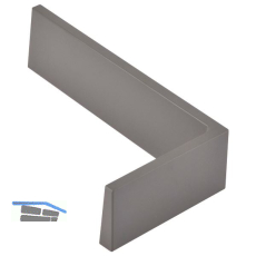 NINKA Connect L-Teiler klein links Kunststoff Dunkelgrau