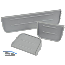 AGOFORM Trenner-Set Scoop II Kunststoff Silber