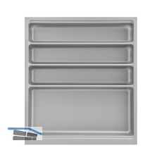 Besteckeinsatz Scoop II Set KB 500 mm Kunststoff Silber