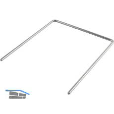 POHL Schallplatten-B�gel Stahldraht blauverzinkt