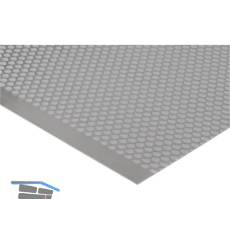 AGOFORM Wasserschutz-Einlegematte Aqua-Non Silber/Edelstahldekor