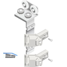 CINETTO PS23 Faltschiebet�rbeschlag links, bis 50kg, 2 T�rfl�gel